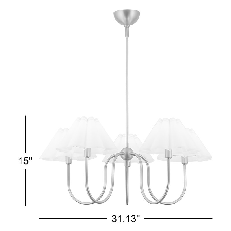 Rosemary 5-Light Chandelier, Gold