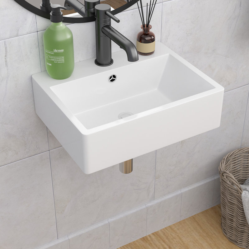 Lavabo de salle de bain mural 21 "X 16"