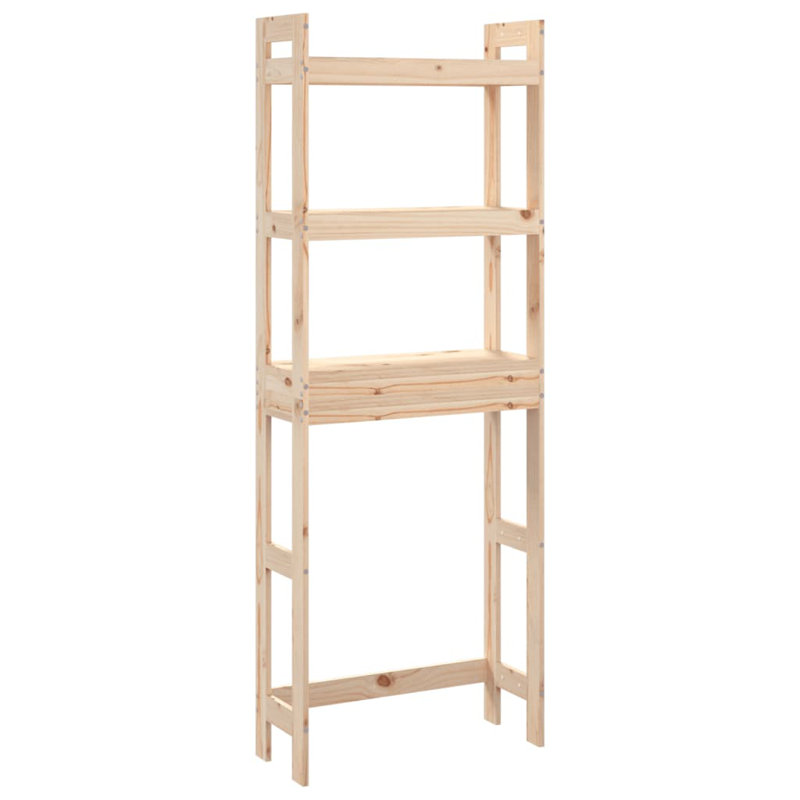 Alarice Solid Wood Bathroom Shelves, Oak