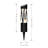 KODA Solar Sunburst Round Bollard Light 4-Pack
