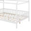 Lit en bois avec clôture, aucun sommier requis, double
