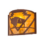 Rustic Lodge 1 - Light Flush Mounted Sconce