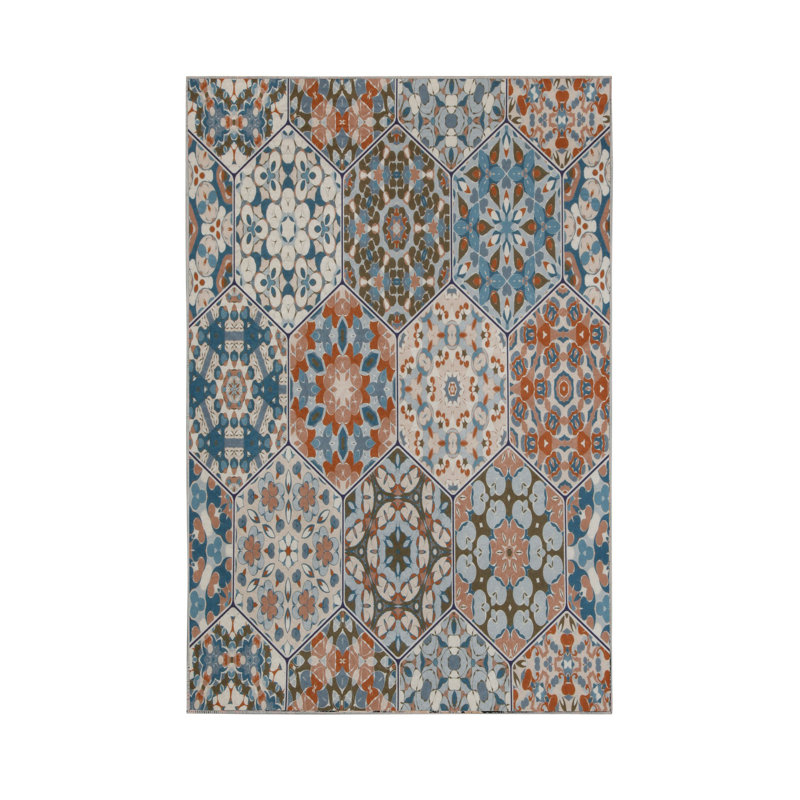 Premium Hall Carpet, 3D Digital Printed, 39.4 x 59.1 Inches | 100% Polyester, Antibacterial, Non-Slip Underside | Pile Height: 0.04 Inches, Machine Washable, Ideal for Living Room & Entryway Decor