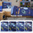 4-Piece Twin Comforter Set,Navy