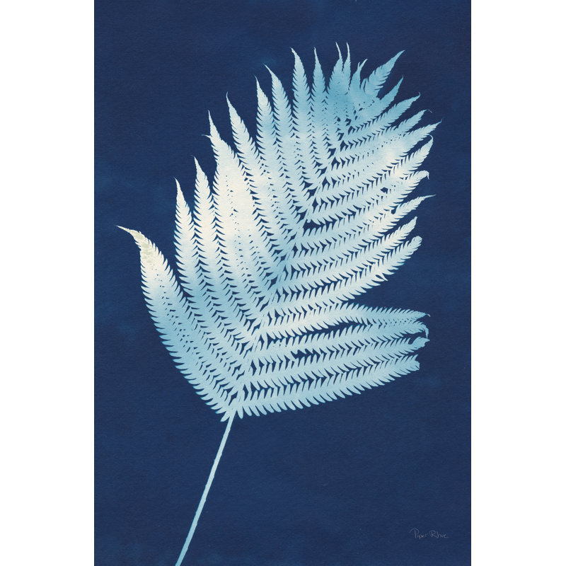 Nature By The Lake Ferns III Crop by Piper Rhue - No Frame Print on Canvas, 46cm H x 30cm W