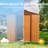 73.19 In. High Metal Shed With Galvanized Steel & Rot Design Storage Unit Insect- Coating-117455876