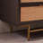 Solid wood rattan creative cabinet