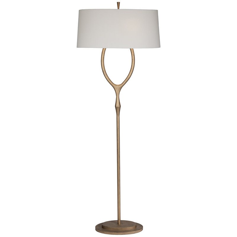 Dancer Floor Lamp, Gilded Iron