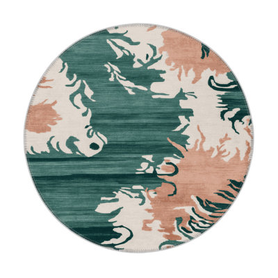 Watercolor Gray Indoor and Outdoor Area Rug