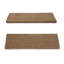 Ensemble de 12 tapis auto-adhésifs en polypropylène 9,5 po x 30 po x 1,2 po Camel-1093597469