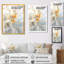 Fleur blanche abstraite de pureté sereine - salon d'art mural floral moderne-1412148036-1412148038