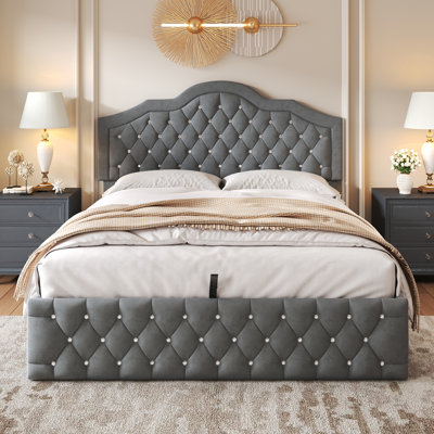 Holloman Upholstered Ottoman Storage Bed
