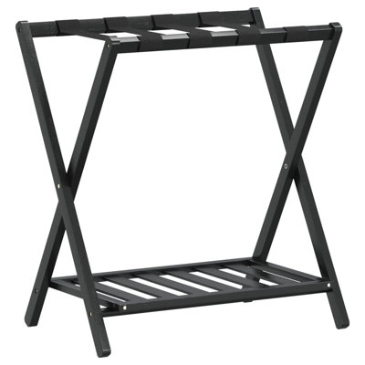 Elkan Luggage Rack 68x38x58 cm Bamboo