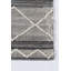 Tapis gris tissé à plat à la main Inika-314895030
