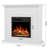  35.35“ Electric Fireplace with Remote Control-410552029