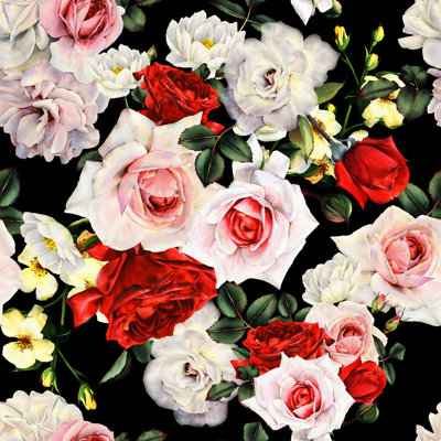 Murale 4 pièces Knippa Roses