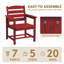 HDPE Outdoor Dining Chairs-1161355224