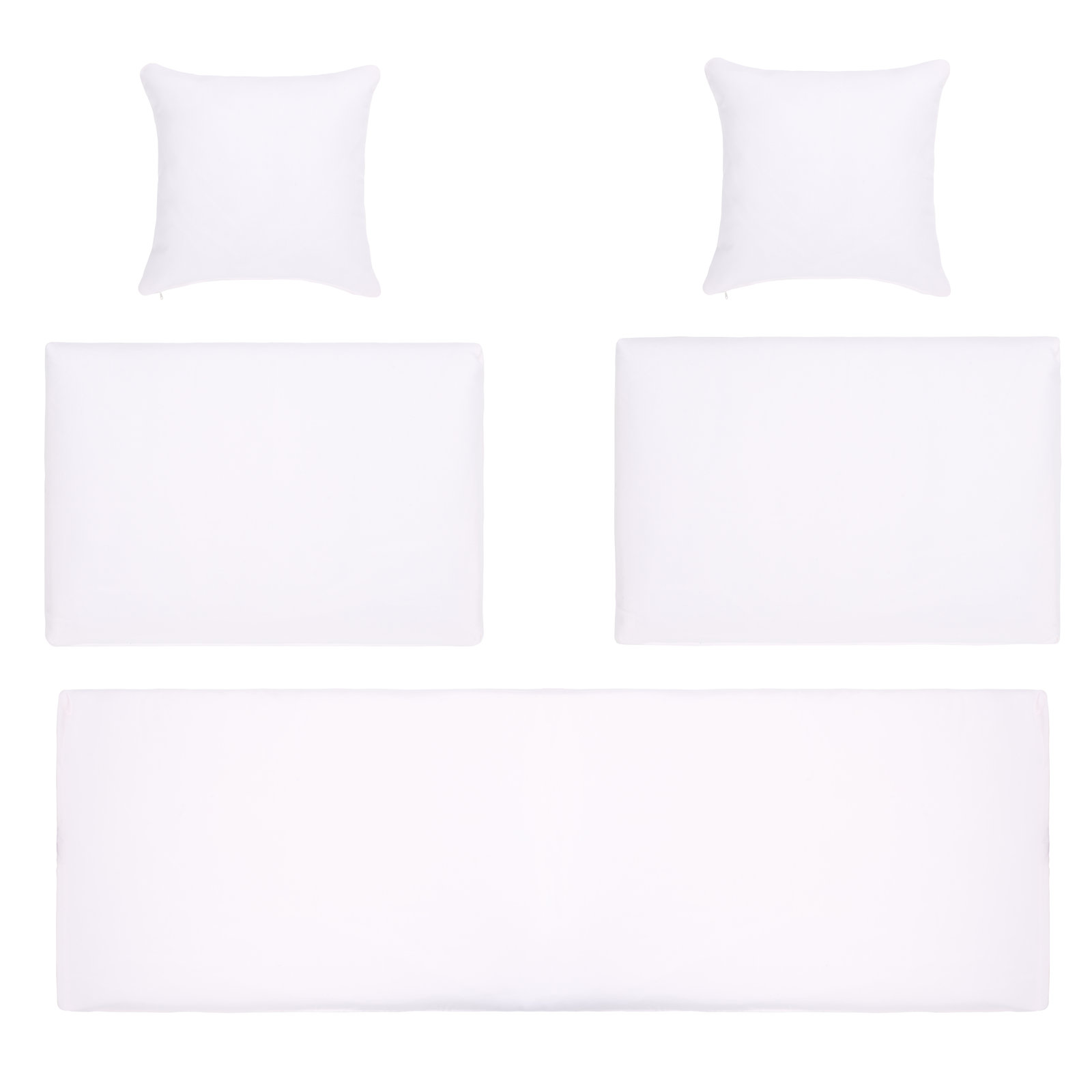 Melrose 48" Cushion Cover, White