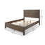 Cadre de lit en bois massif noyer Nevada-548822952