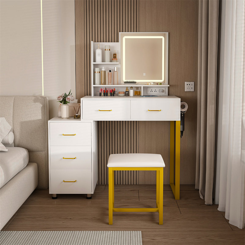 Makeup Vanity with LED Lights