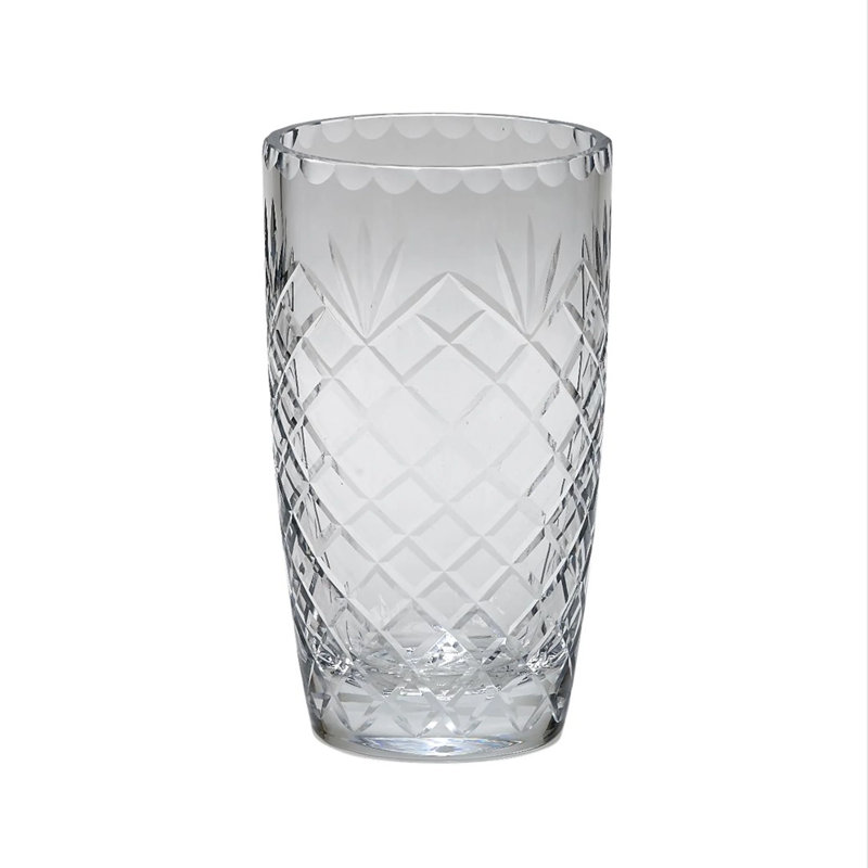 Medallion II Crystal Table Vase, 7.75" H x 4.63" W x 4.63" D