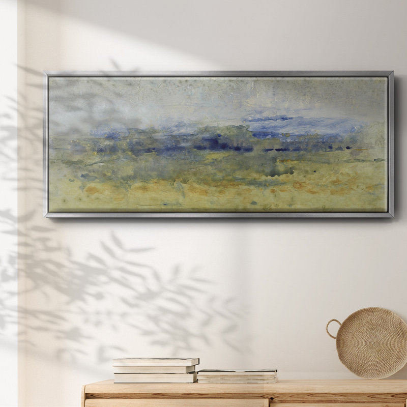 Open Terrain II- Framed Canvas