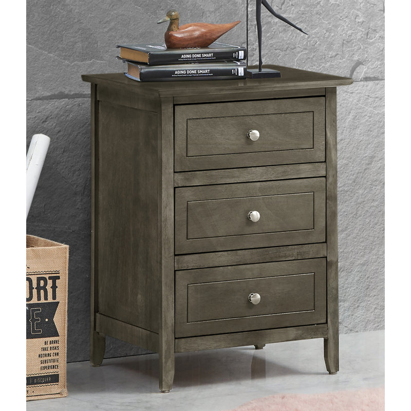 Nightstand For Any Space, Dark Gray