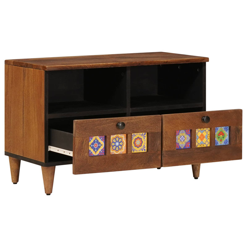 Solid Wood Coffee Table with Storage