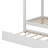 House Bunk Bed With Trundle,Roof And Windows