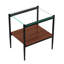 Tables d'appoint en verre trempé avec tablette Finkelstein-105688587-105688591