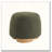 Fully Assembled Round Soft Teddy Fabric Upholstered Ottoman-1532725751