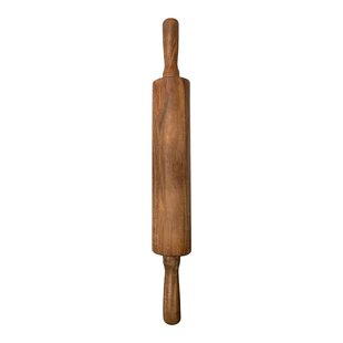 Mrs. Anderson's Baking Double Dough Roller, Wood, 7-Inches x 4.5-Inches
