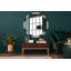 Huldar Glass Flat Wall Mirror