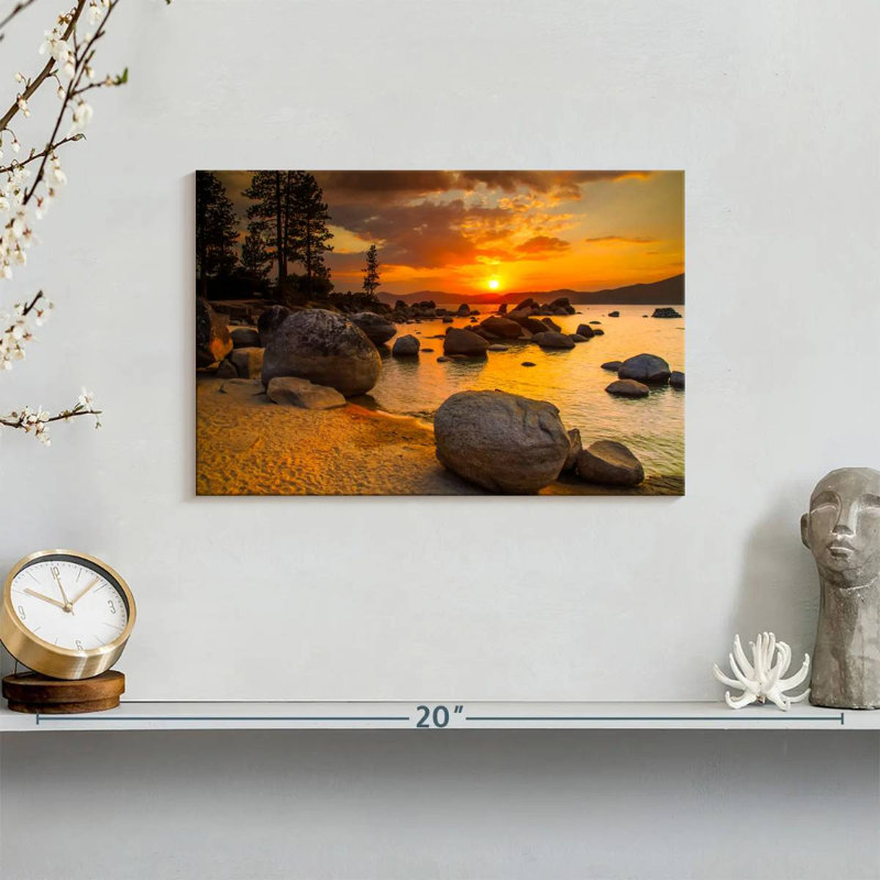 Alvord Lake Tahoe Twilight, 8" H x 12" W
