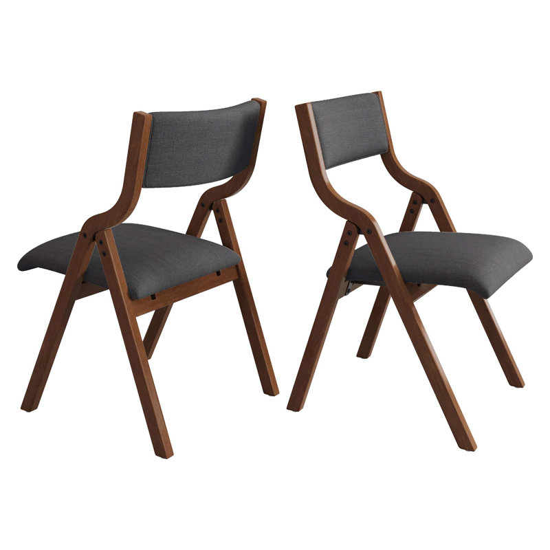 Chaise de salle à manger rembourrée pliante, peu encombrante, facile à transporter, salle à manger, aucun assemblage requis, paquet de 2