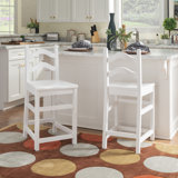 Dowl Solid Wood Counter Stool