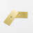 2.25" Modern Brass Rectangular Backplate