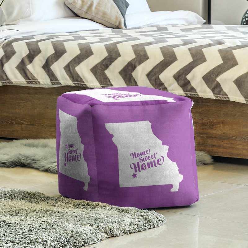 Repose-pieds à cubes springfield missouri pour la maison, Violet