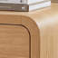Commode 23,62 po de largeur avec 3 tiroirs, naturel