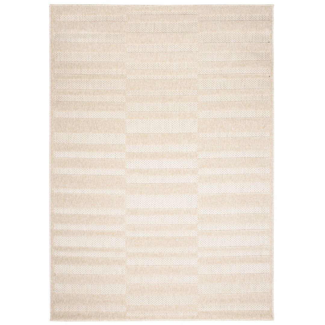 Flachgewebe Teppich Raemon in Cremefarben/Beige