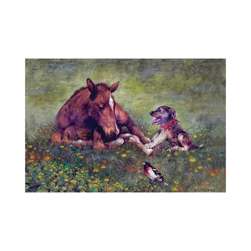 Leave Me Alone - Wrapped Canvas Painting, 20.32 cm H x 30.48 cm W
