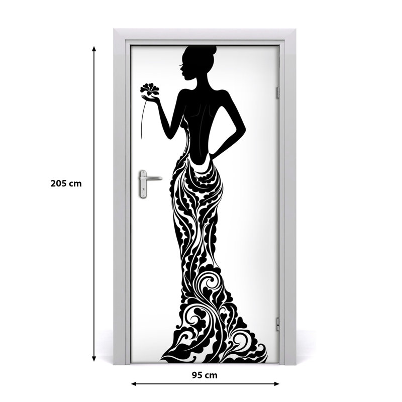 Fashion Illustration Door Decal