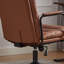 Chaise de bureau à dossier moyen à double éponge Brixton avec inclinaison de 40 ° et pivotement de 360 °