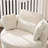 Upholstered Slipcovered Oversized Swivel Barrel Accent Chair-1315123165