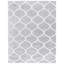 Tapis gris clair / blanc Fleuriane-1294557848
