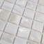 Conchella Square White 12" x 12" Natural Shell Mosaic Tile
