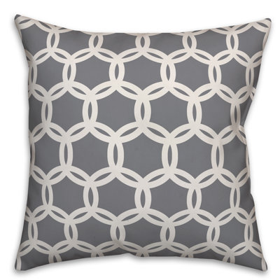 Coussin décoratif en lattis