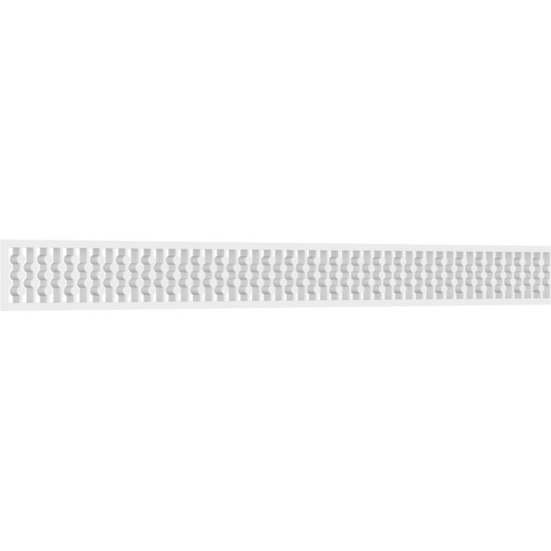 Bridgeport Architectural Grade PVC Running Trim, 4" H x 48" W x 0.63" D