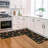 Mushroom Kitchen Mat Set of 2, Cushioned Anti-Fatigue Memory Foam