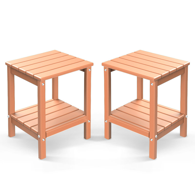HDPE Adirondack Side Table, Teck